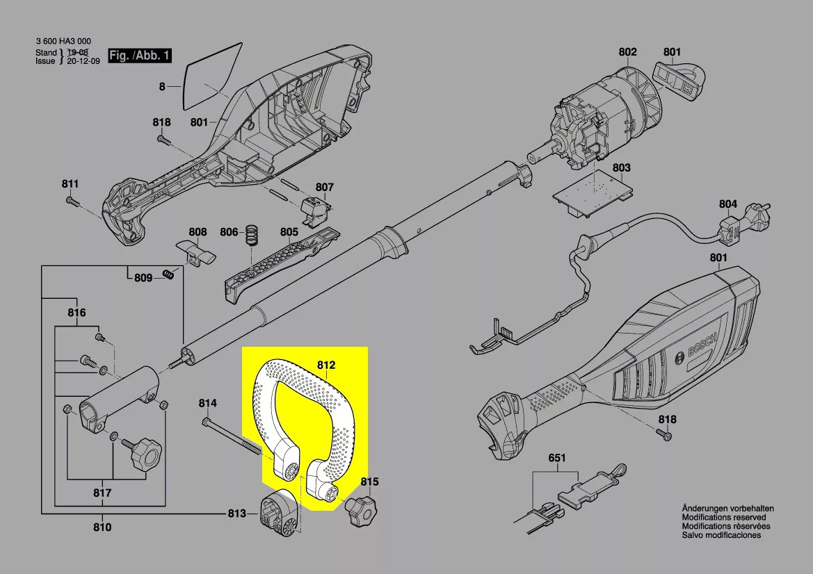 poignée auxiliaire réf. F 016 F04 271 Bosch